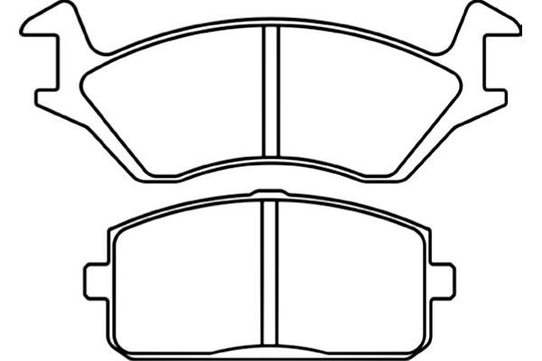 KAVO PARTS stabdžių trinkelių rinkinys, diskinis stabdys BP-9078